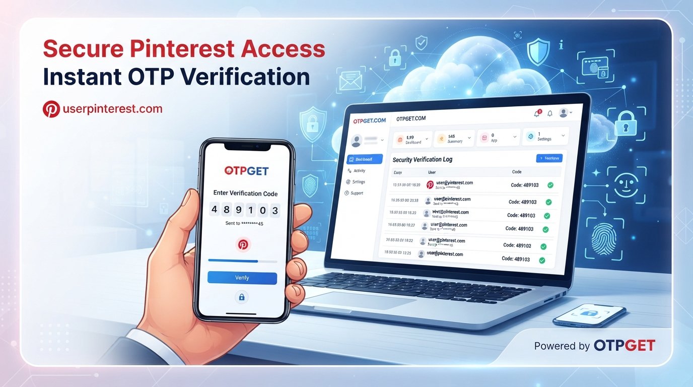 Pinterest Login Guide Using OTPGET for Easy OTP Verification