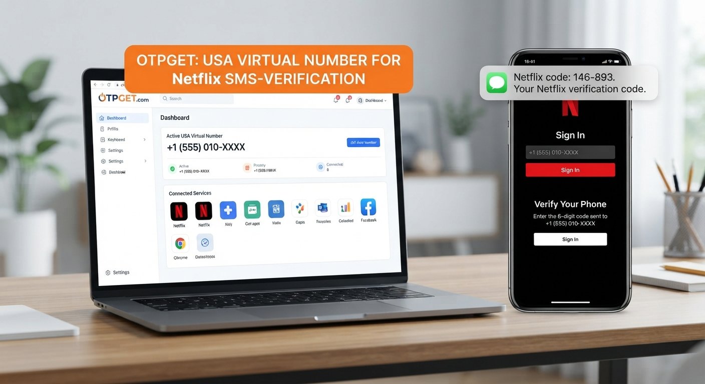 USA Virtual Number for Netflix: OTPGET Online Verification Guide