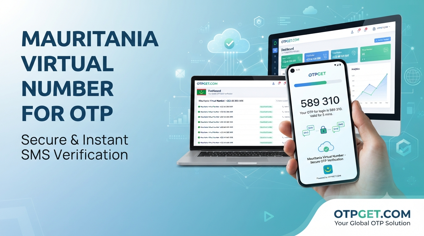 Buy Mauritania Virtual Number for OTP Verification with OTPGET