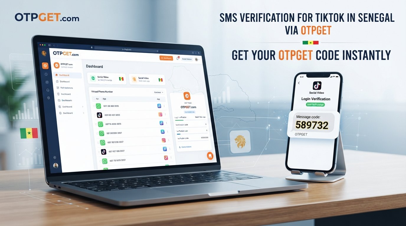 Receive TikTok SMS Online Senegal — OTPGET Verification Guide