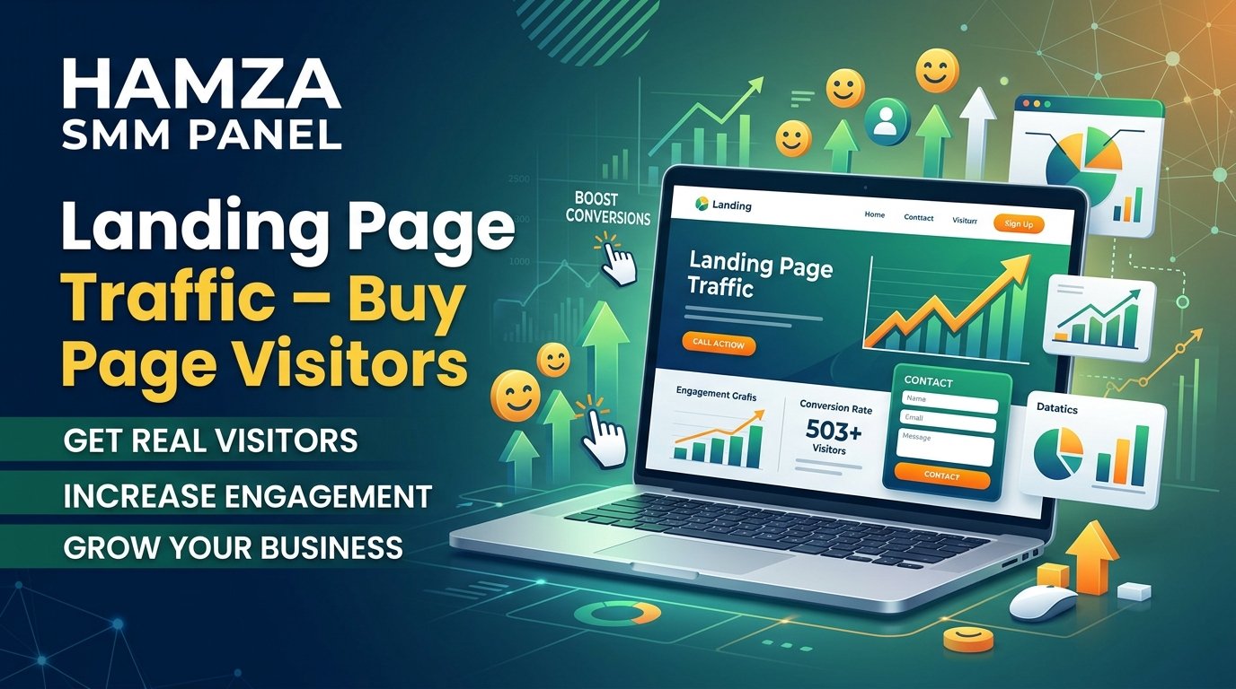 Buy Landing Page Traffic | HAMZA SMM PANEL for Visitors