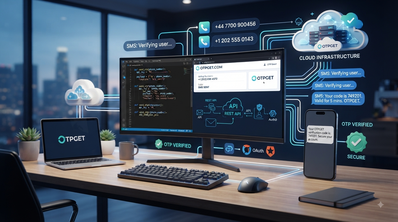 How Virtual Number APIs Work for Developers: OTPGET API Guide