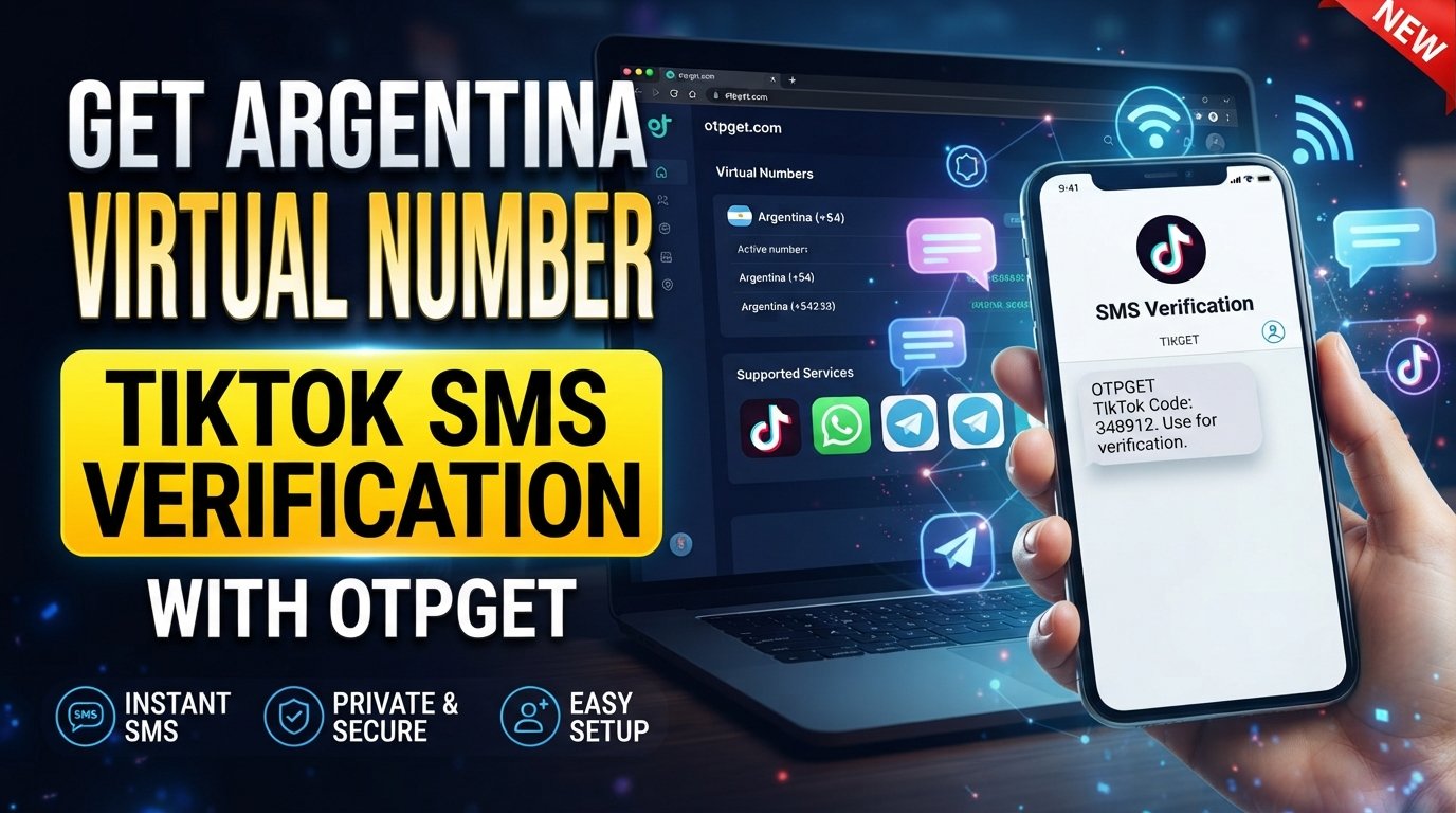 Argentina Virtual Number for TikTok SMS: Easy OTP Verification
