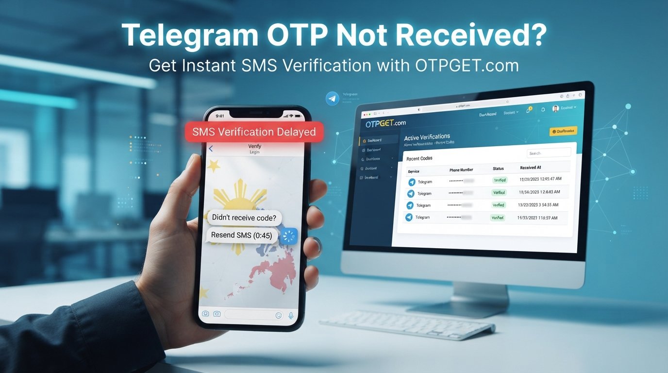 Telegram OTP Code Not Received Philippines | OTPGET Guide & Fixes