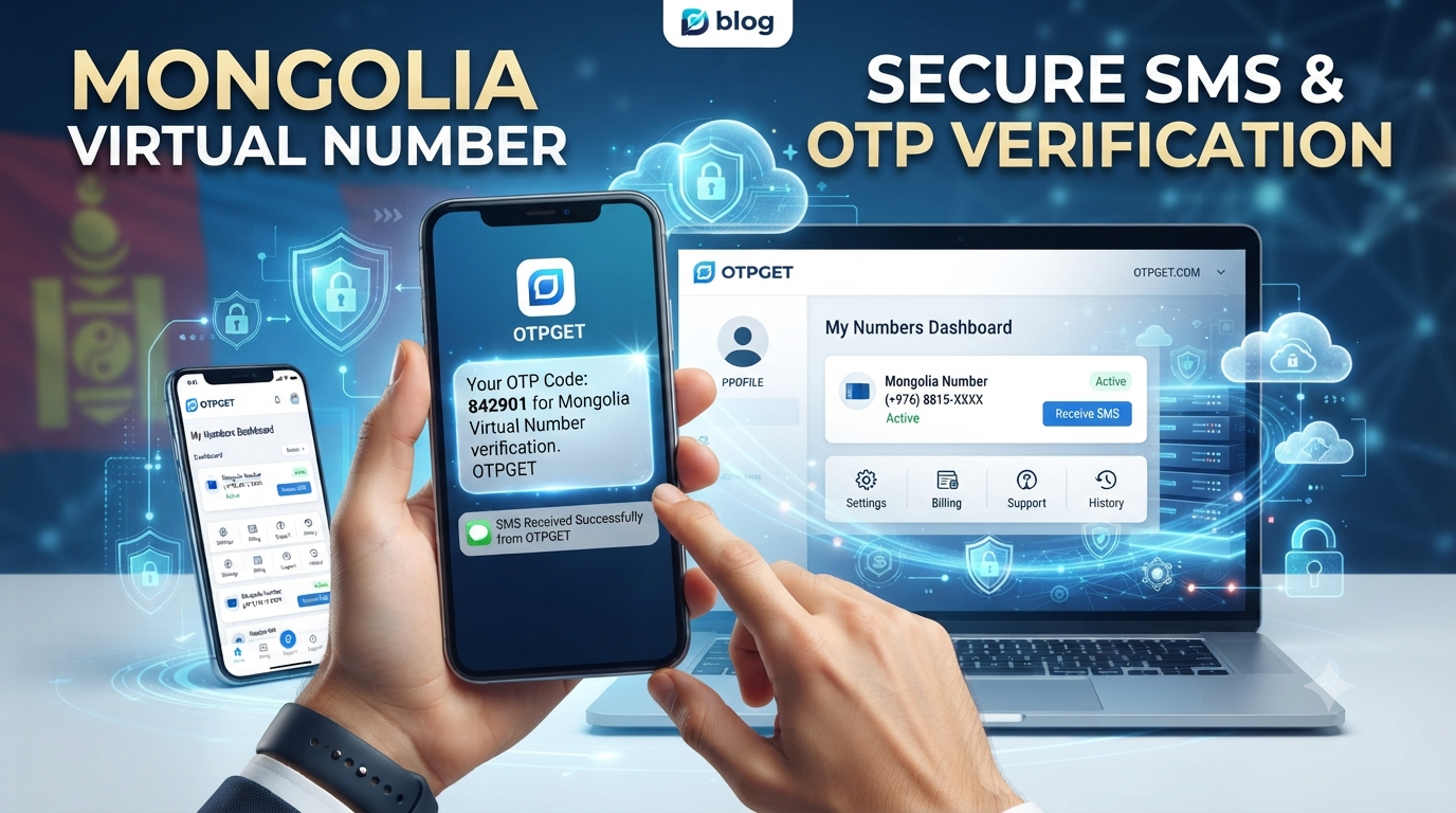 Buy Mongolia virtual number for OTP Verification | OTPGET Guide