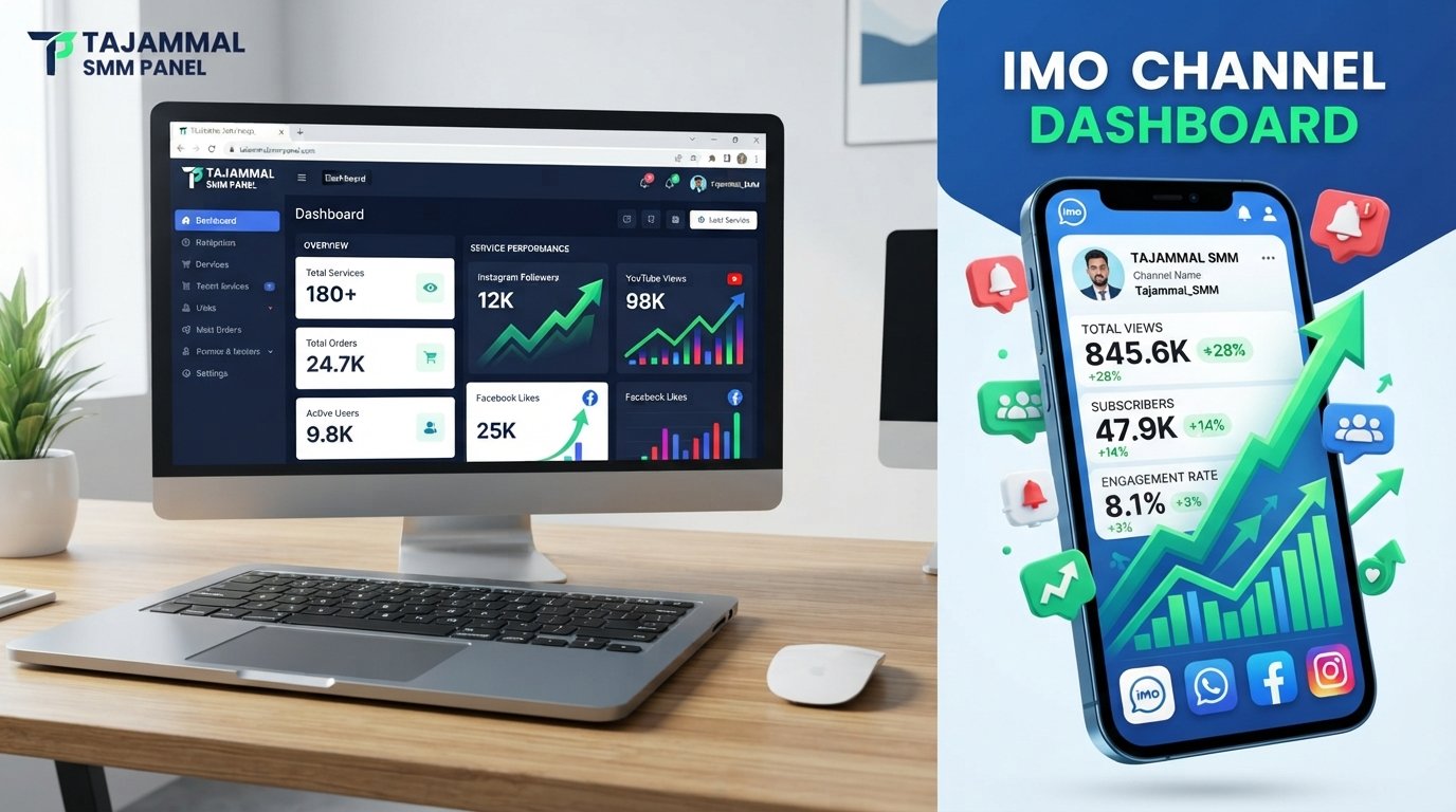 Buy IMO Channel Views | TAJAMMAL SMM PANEL for Growth