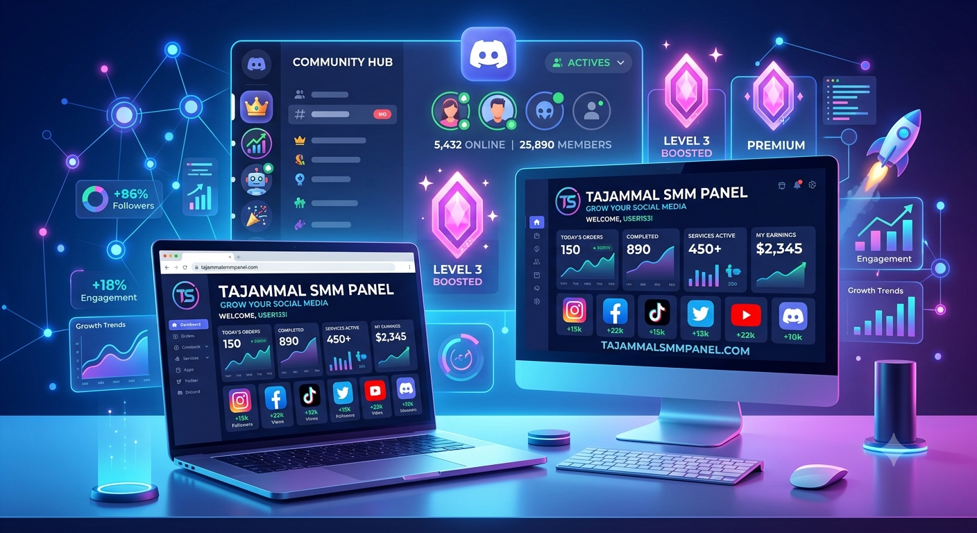 Best Discord Server Boost Service | TAJAMMAL SMM PANEL