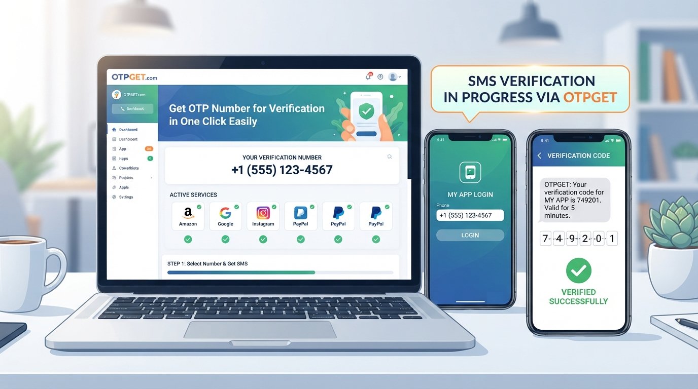 Get OTP Number for Verification in One Click Easily | OTPGET