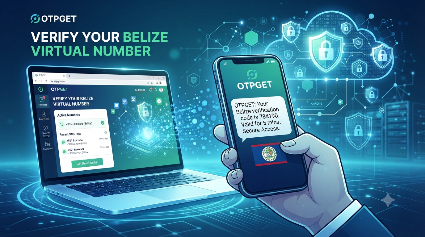 Belize Virtual Number for OTP Verification | OTPGET Secure Access