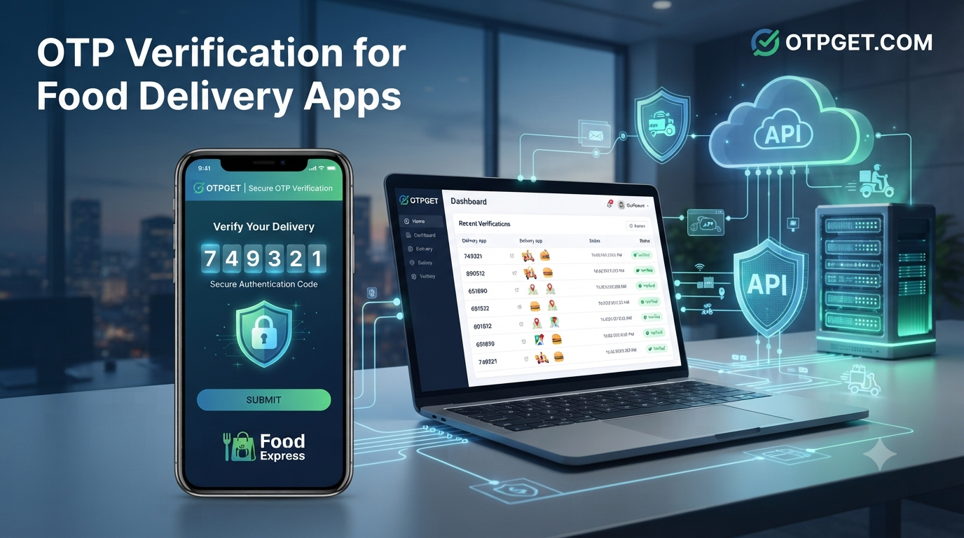 OTPGET Food Delivery App Verification for Secure OTP Logins Now