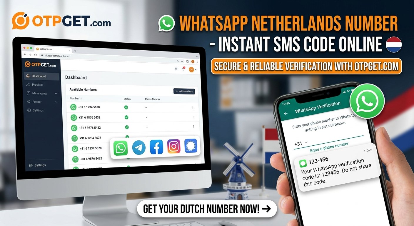 WhatsApp Netherlands Number: Explore OTPGET SMS Options