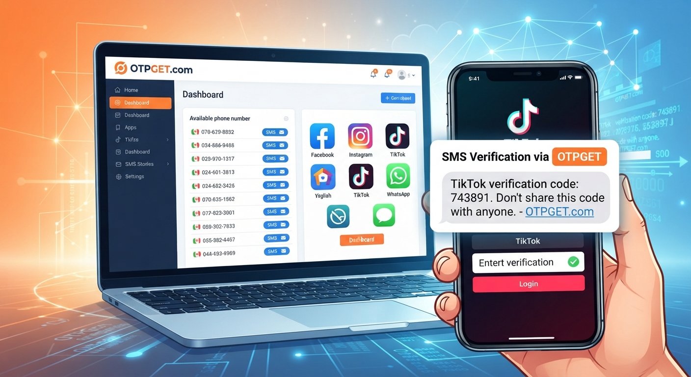 How TikTok Phone Verification Works: OTPs, SMS Codes & OTPGET