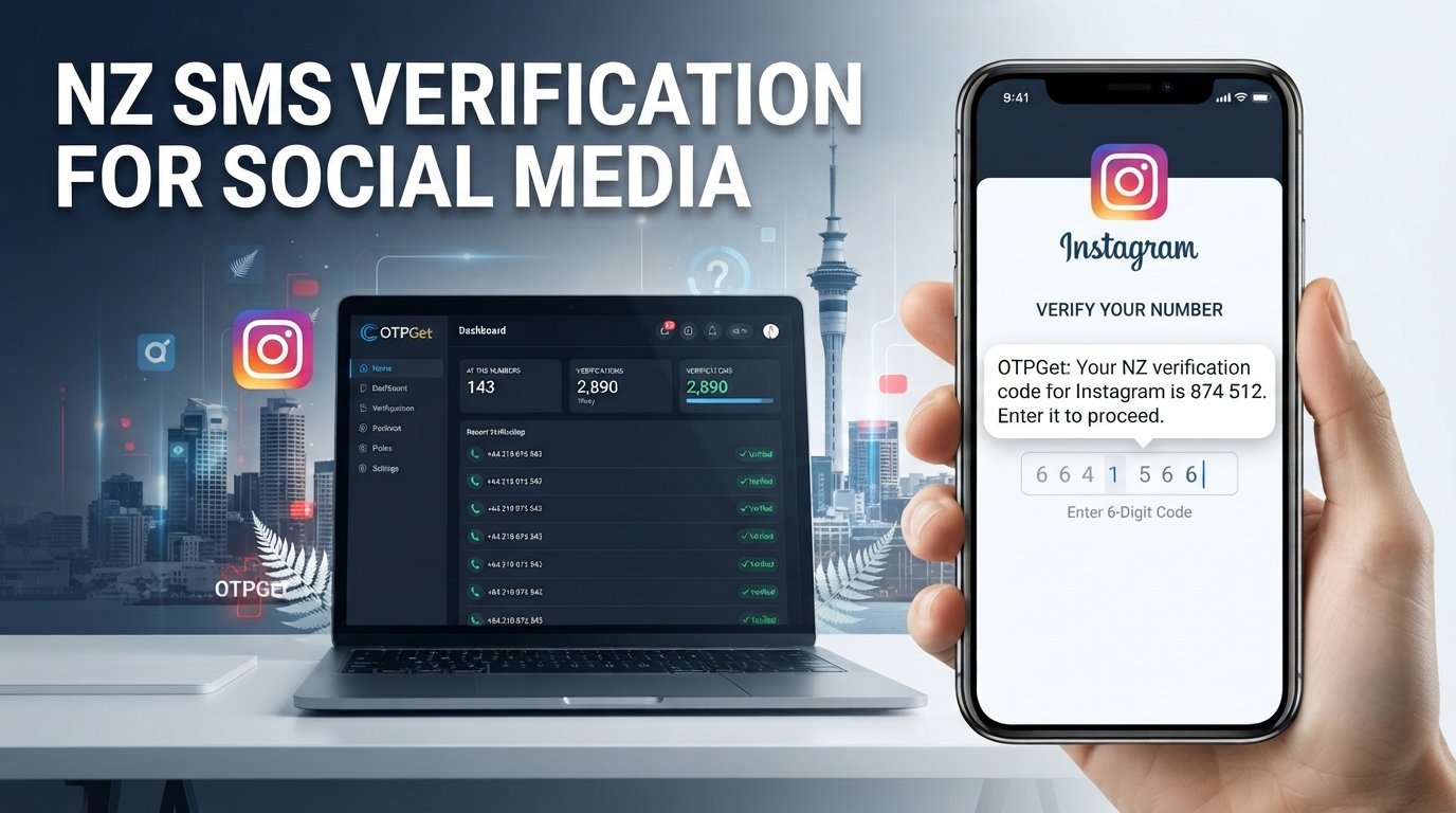 Buy New Zealand Number for Instagram Verification Online | OTPGet