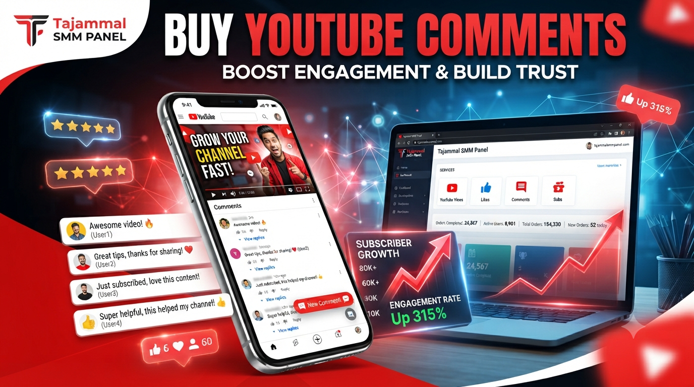 Buy YouTube Comments for Better Engagement | TAJAMMAL SMM PANEL