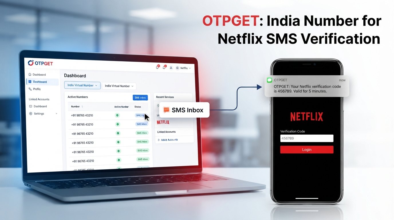 India Virtual Number for Netflix Account: Practical OTPGET Guide
