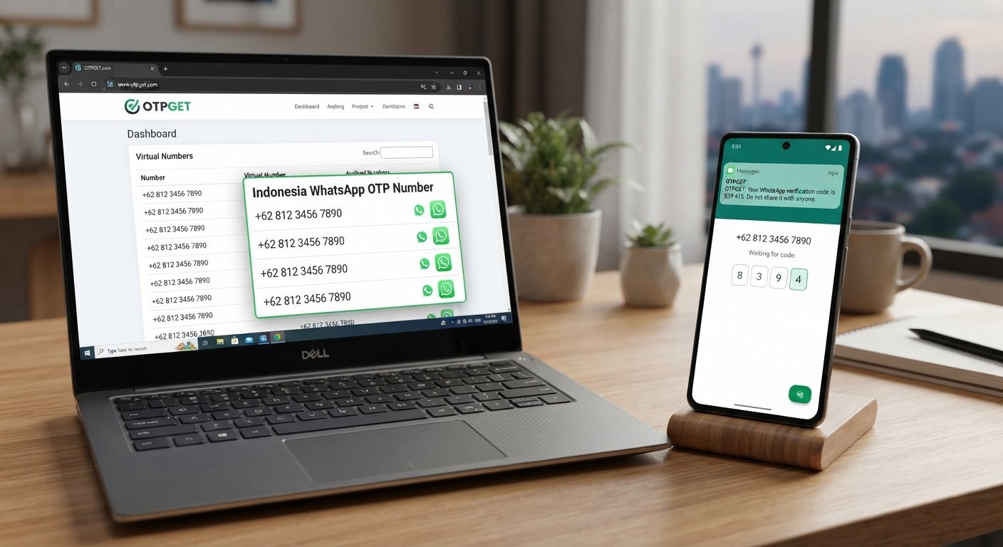 WhatsApp OTP Number for Indonesia: Receive OTP Codes on OTPGET