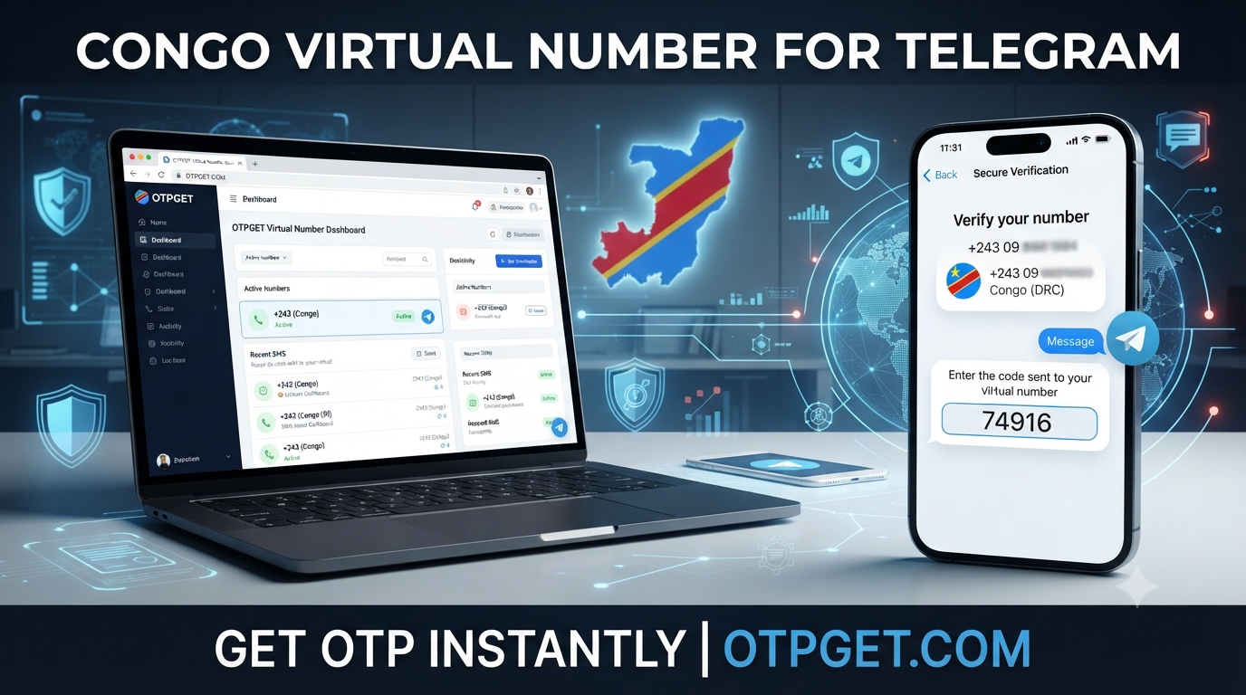 Buy Congo Number for Telegram Verification | OTPGET Online Hub