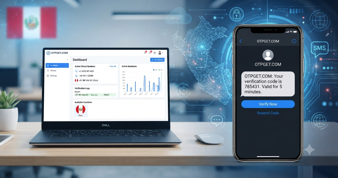 Buy Peru Virtual Number for OTP Verification with OTPGET