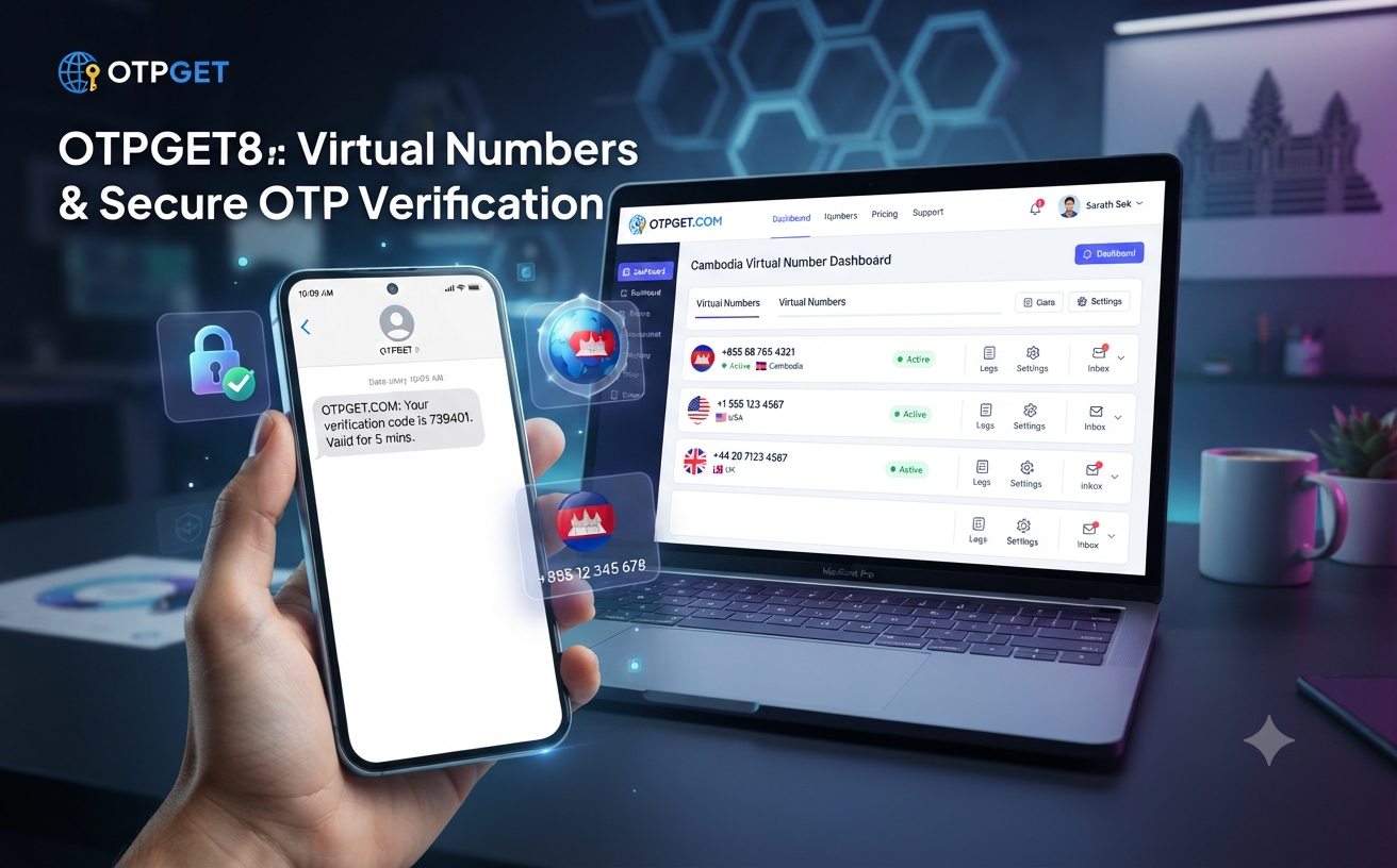 Cambodia Virtual Number for OTP Verification | OTPGet