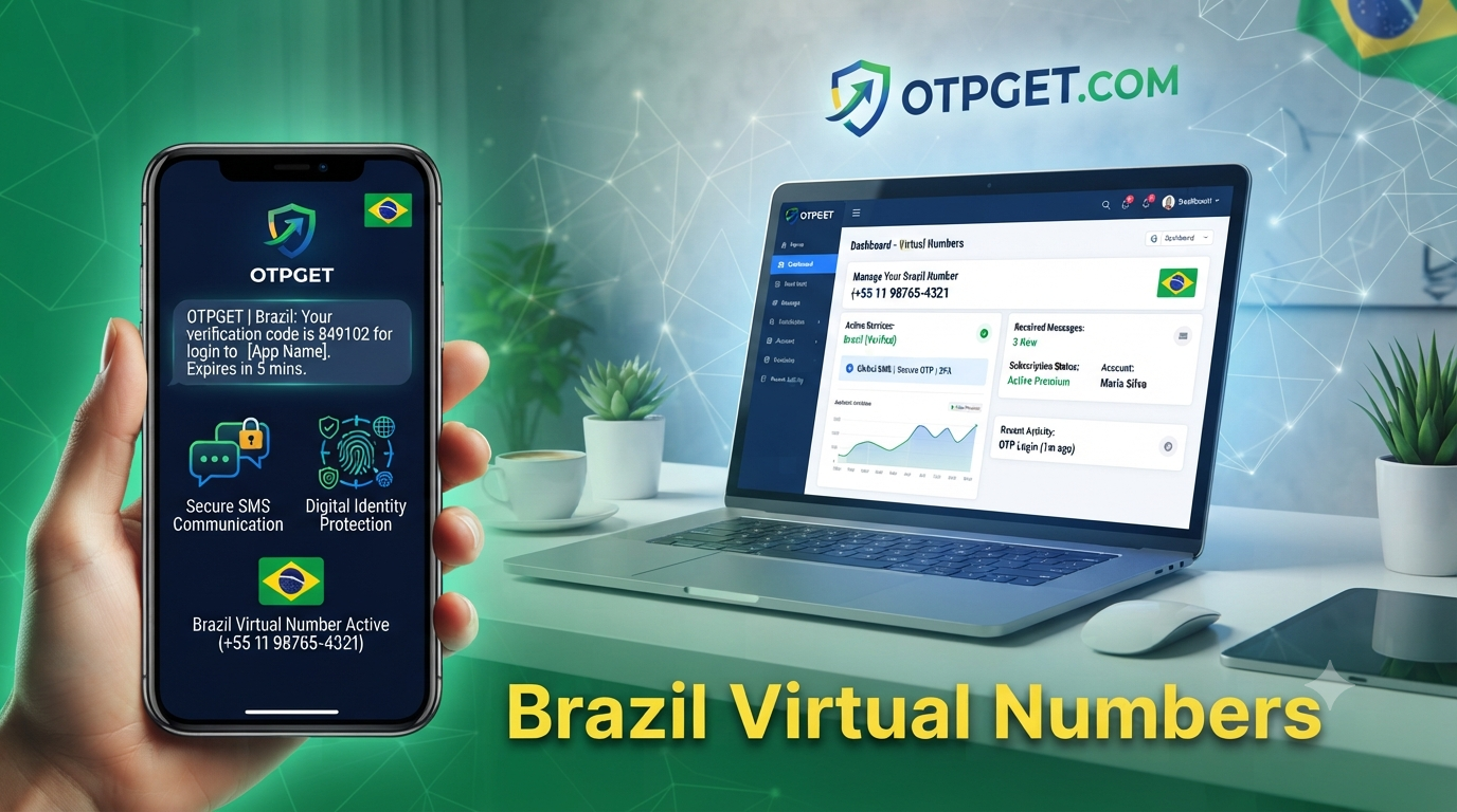 Buy Brazil Virtual Number for OTP Verification with OTPGET