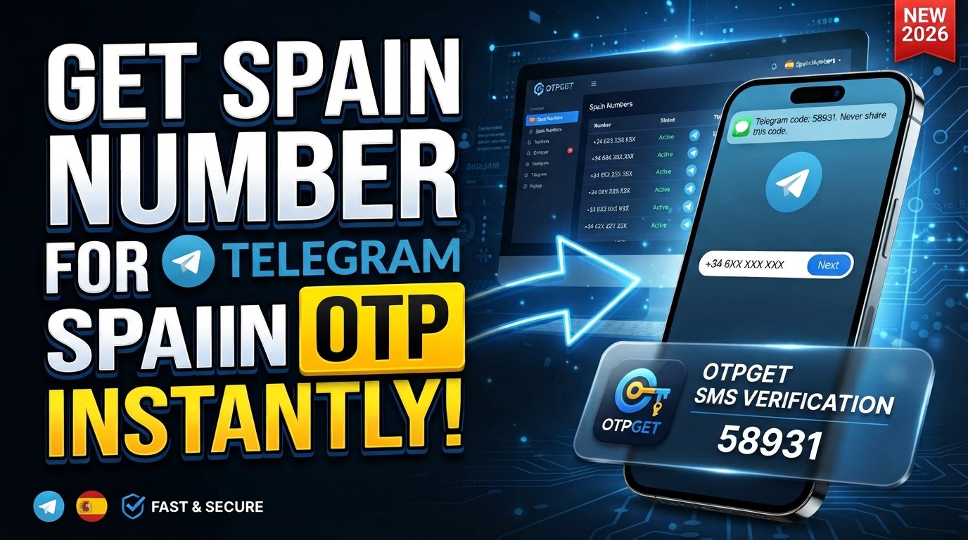 Spain Number for Telegram OTP: How to Get One Online with OTPGET