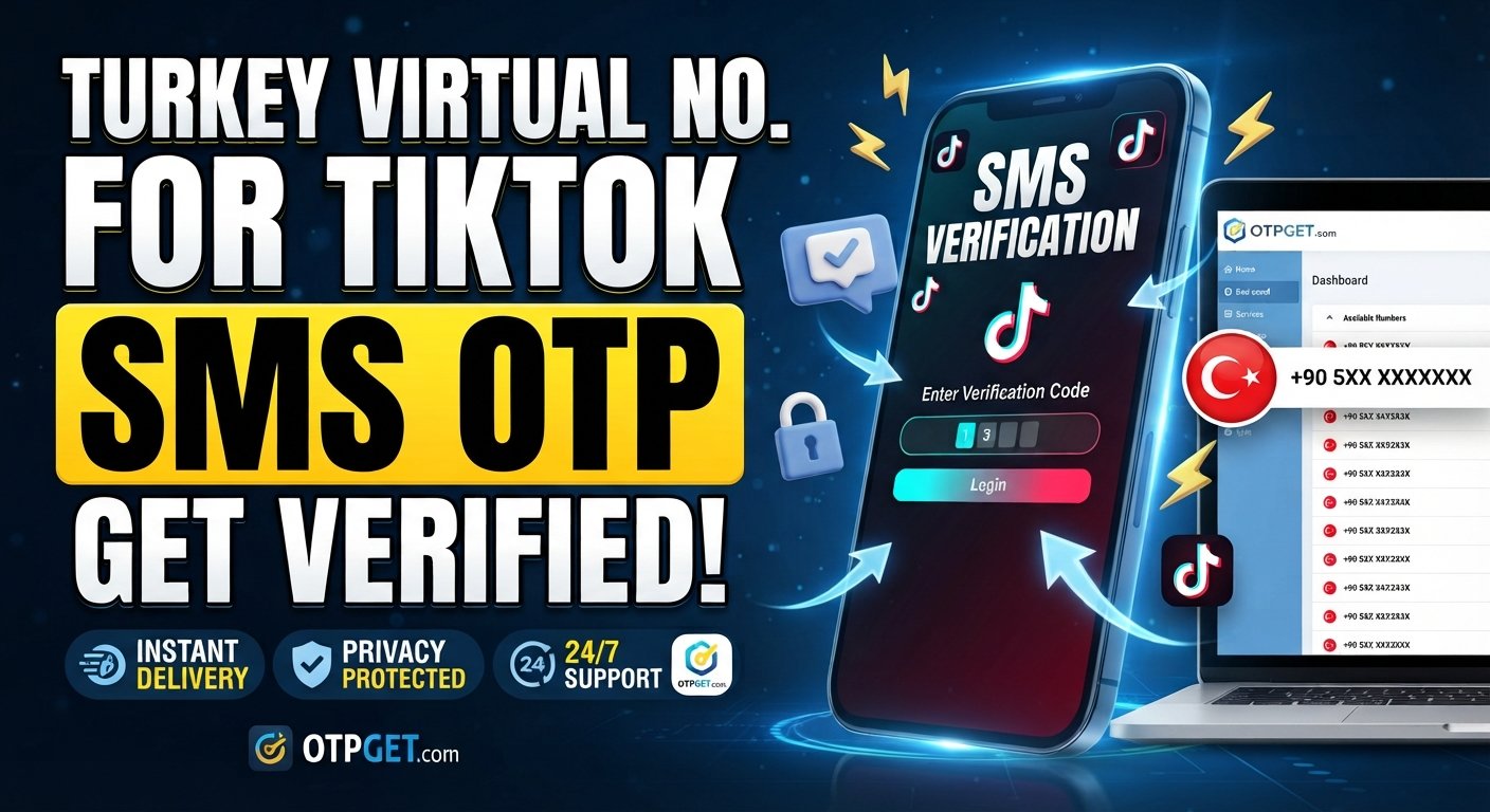 Turkey Virtual Number for TikTok SMS Verification — OTPGet Online
