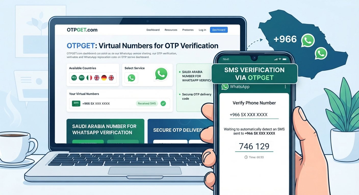 Get WhatsApp Code Using a Saudi Arabia Number | OTPGET Guide