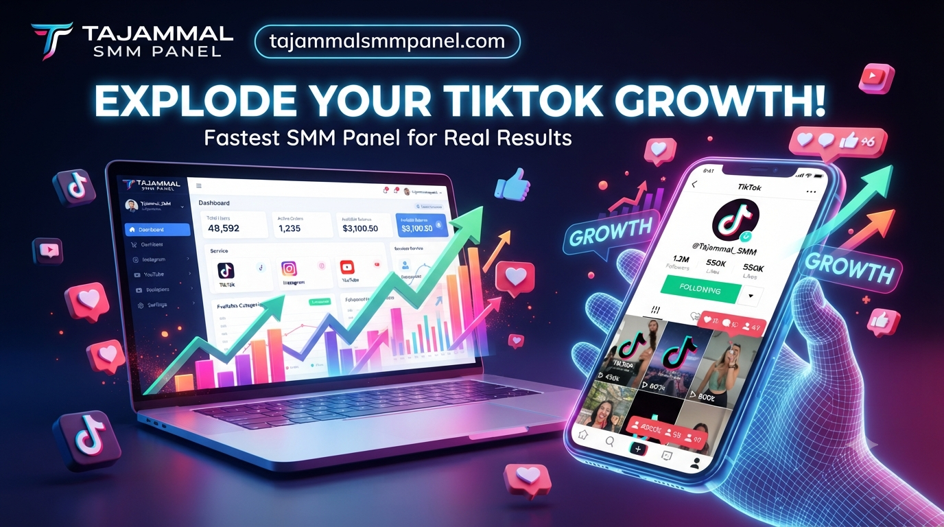 Premium TikTok Growth Service | TAJAMMAL SMM PANEL Solutions