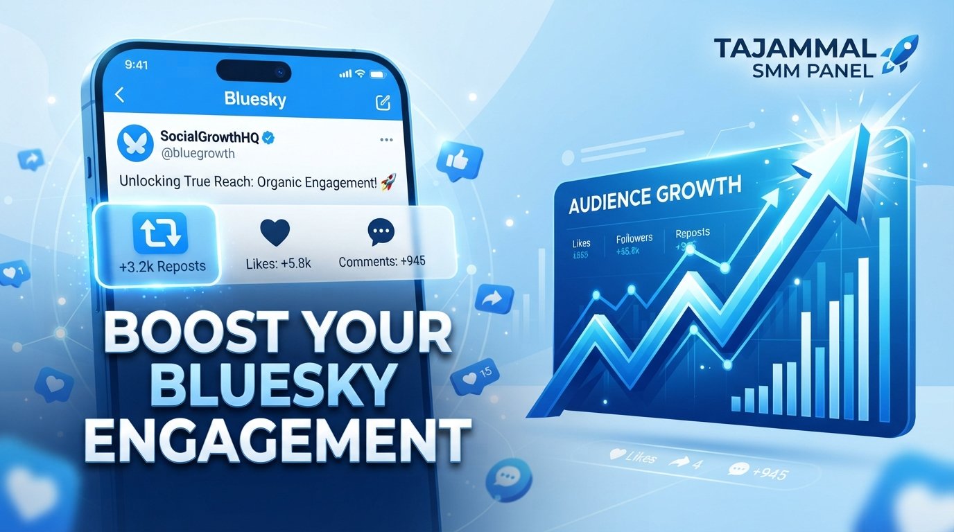 Buy Bluesky Reposts | Trusted Social Growth by Tajammal SMM Panel