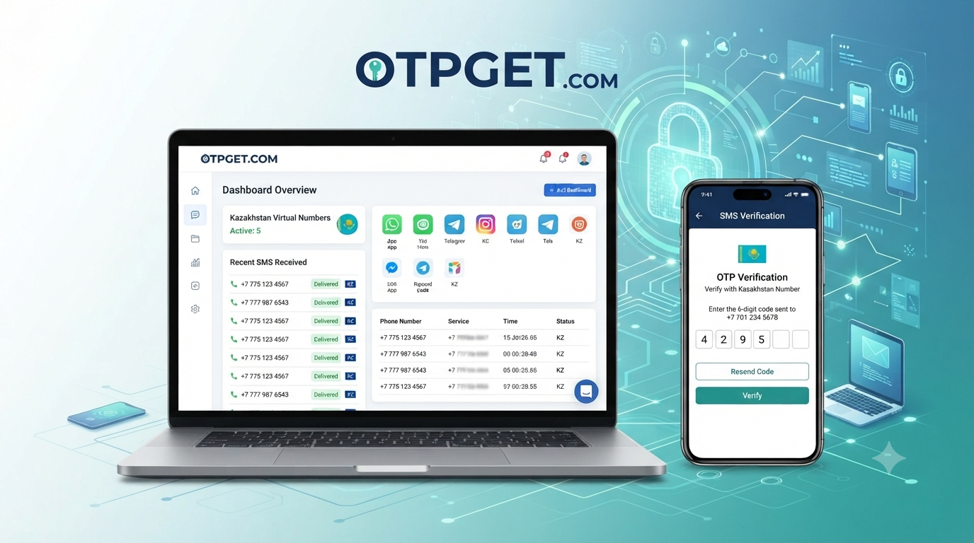 Kazakhstan OTP Number Online with OTPGET for Fast SMS Access Now