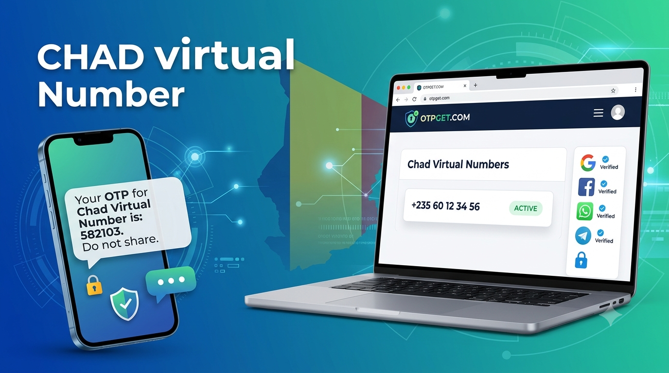 Chad Virtual Number for OTP Verification – OTPGET Solution