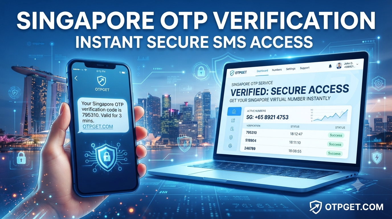 Get OTP Number for Singapore with OTPGET | Fast SMS Verification