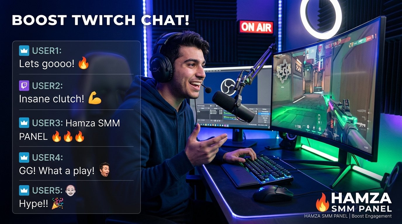 Twitch Chat Activity & Engagement | HAMZA SMM PANEL