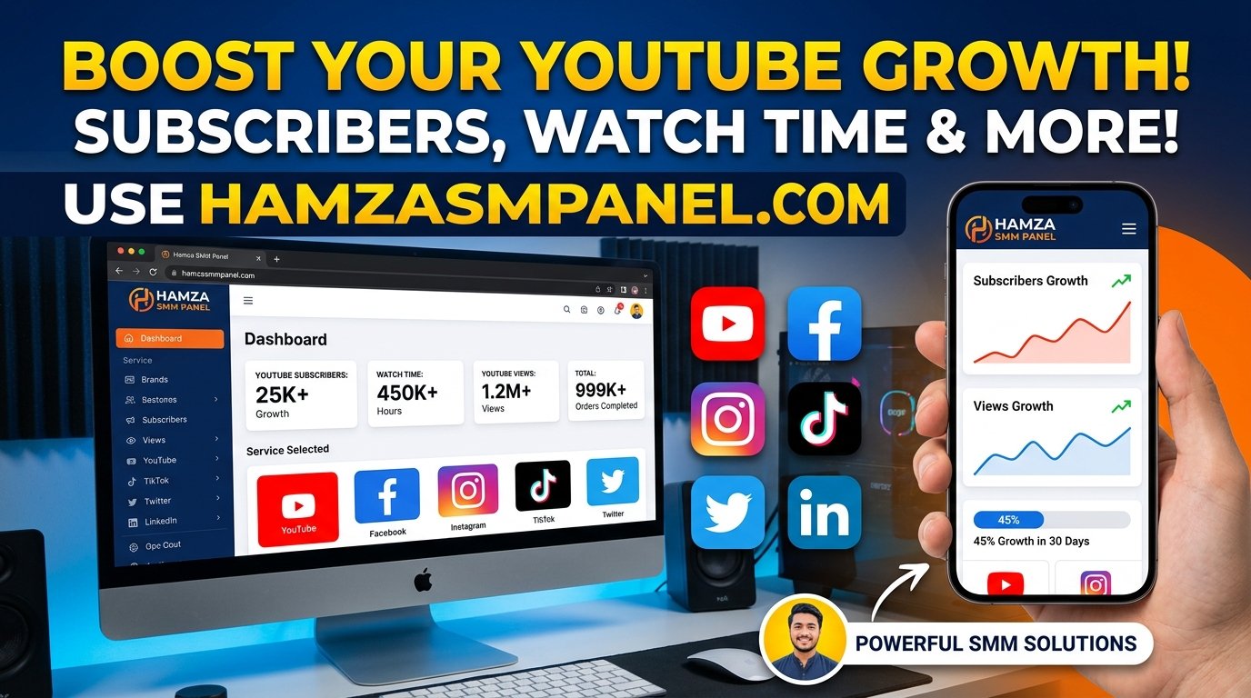 YouTube Subscribers & Watch Time – Hamza SMM
