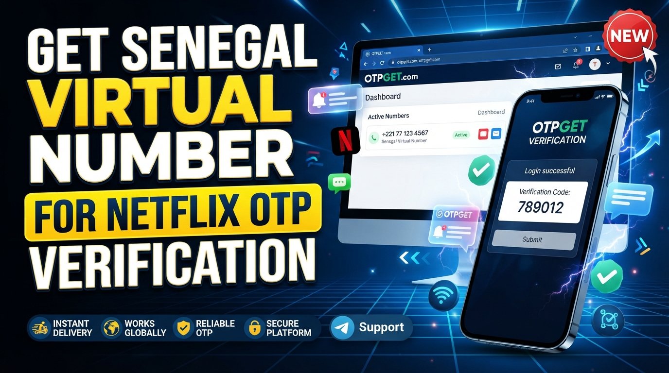 Senegal Virtual Number for Netflix Account OTP Verification