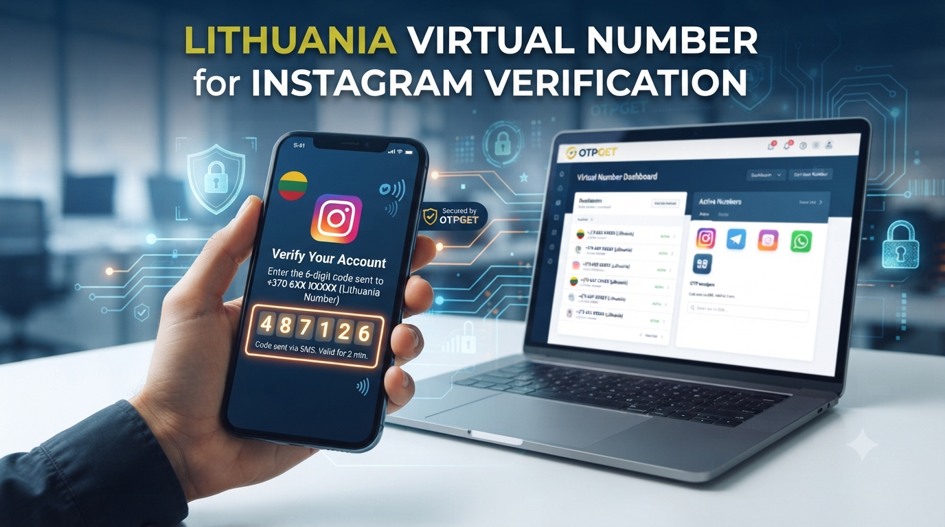 Lithuania number Instagram: Secure OTP Verification with OTPGET