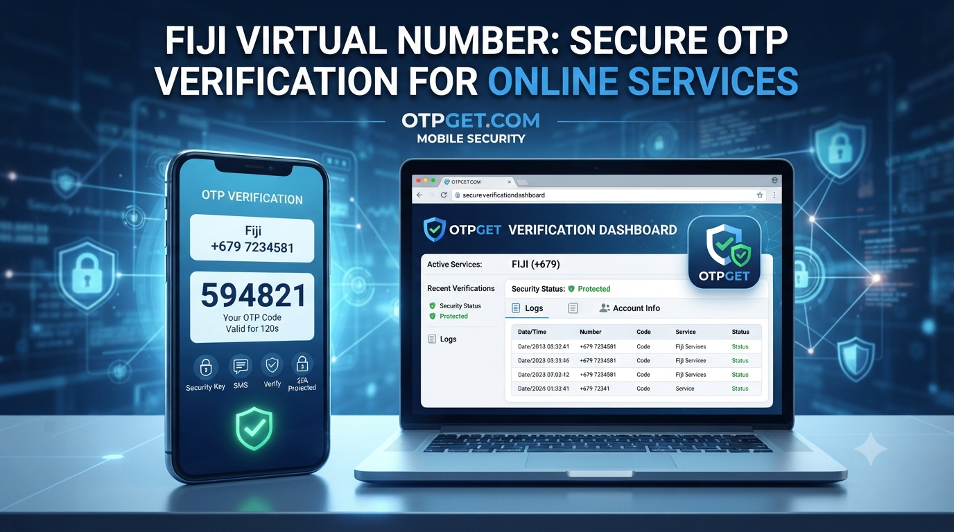Fiji Virtual Number for OTP Verification - OTPGET Secure Guide
