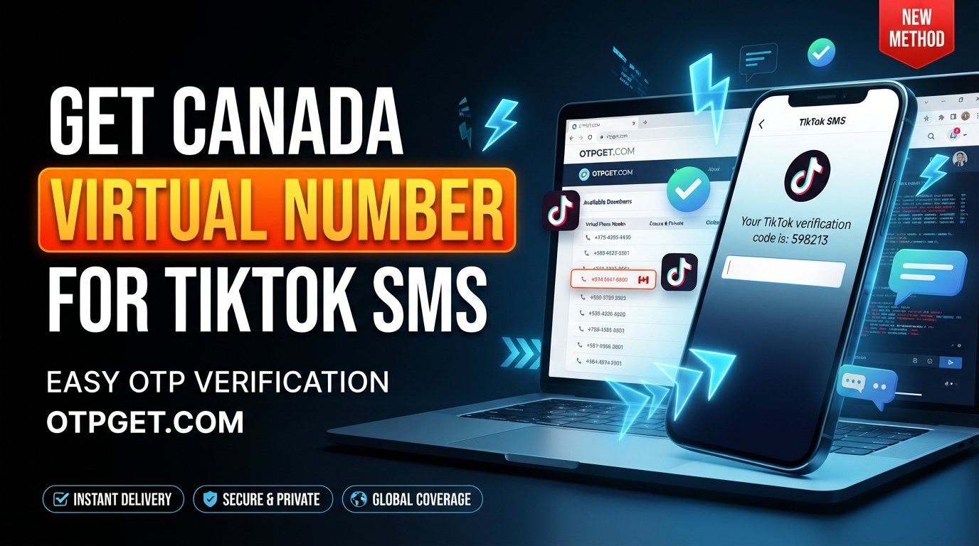Canada Virtual Number for TikTok SMS: A Practical OTPGET Guide