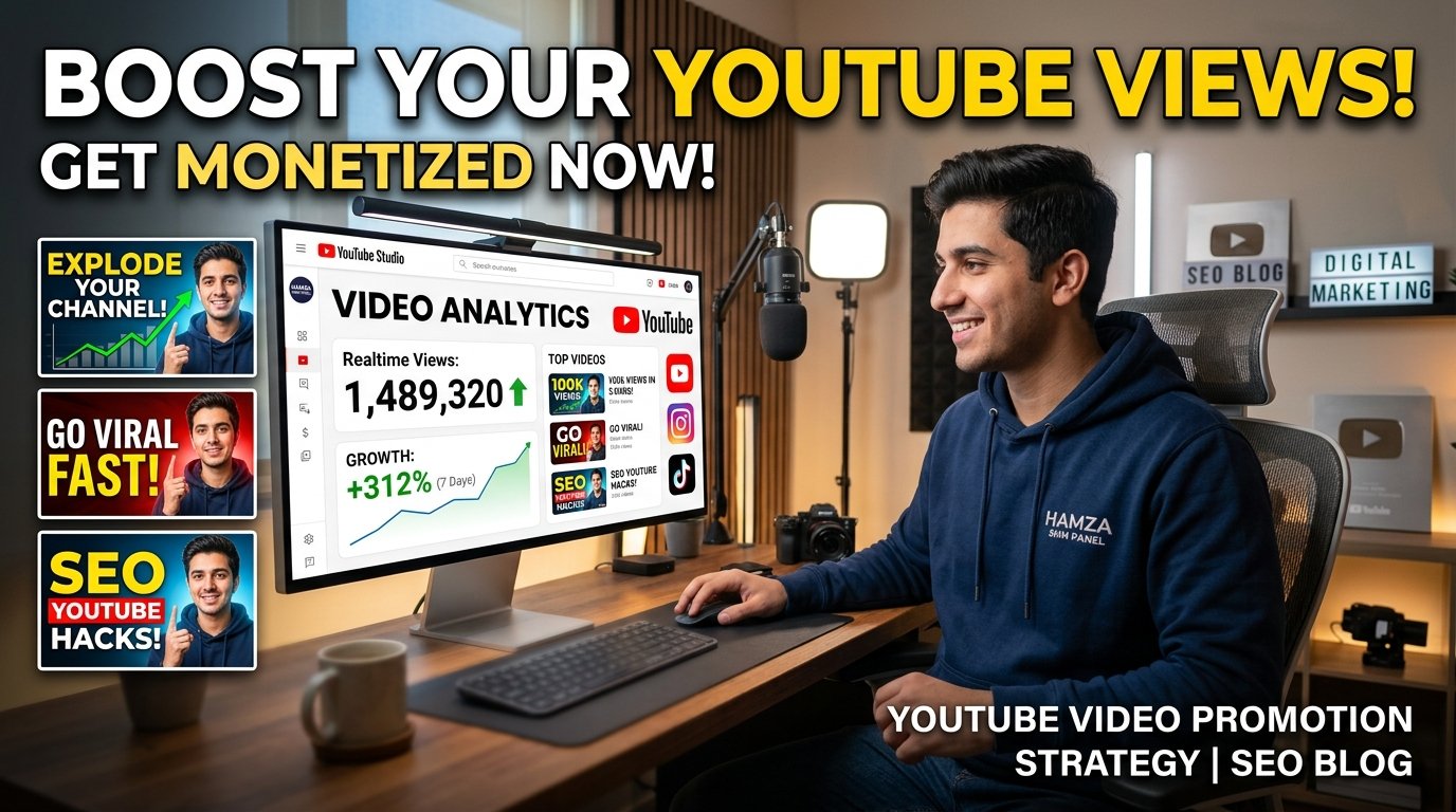 YouTube Views Service for Content Creators | HAMZA SMM PANEL
