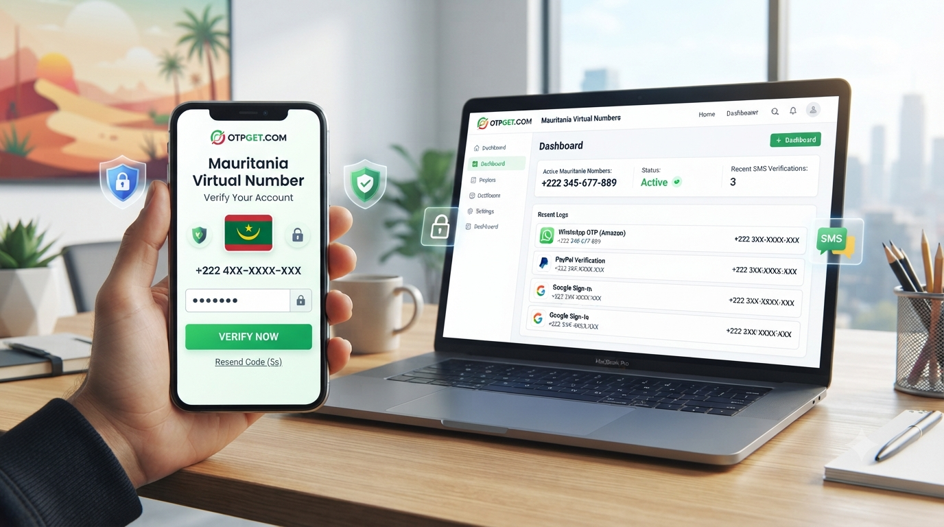 Mauritania Virtual Number for OTP Verification | OTPGet