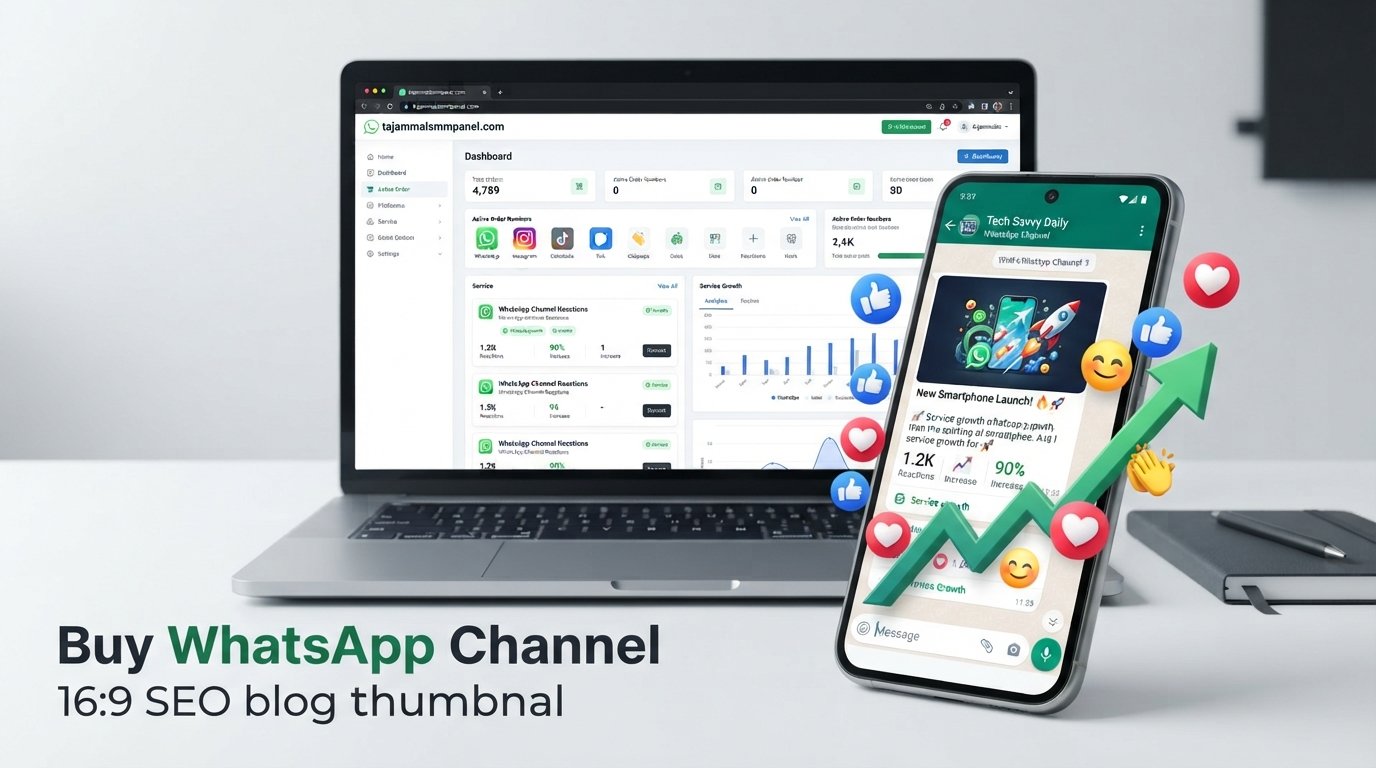 Buy WhatsApp Channel Reactions | TAJAMMAL SMM PANEL Tips