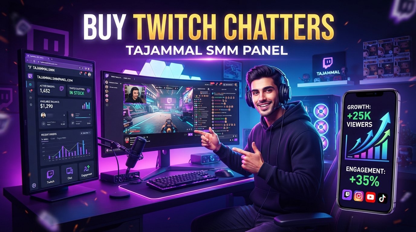 Buy Twitch Chatters | TAJAMMAL SMM PANEL for Twitch Growth Tips