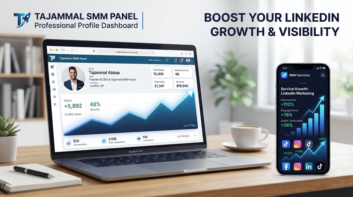 Buy LinkedIn Profile Views | TAJAMMAL SMM PANEL Guide Online