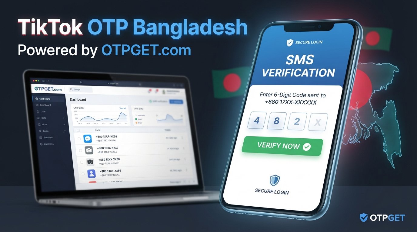 TikTok OTP Number for Bangladesh: Easy Verification with OTPGET