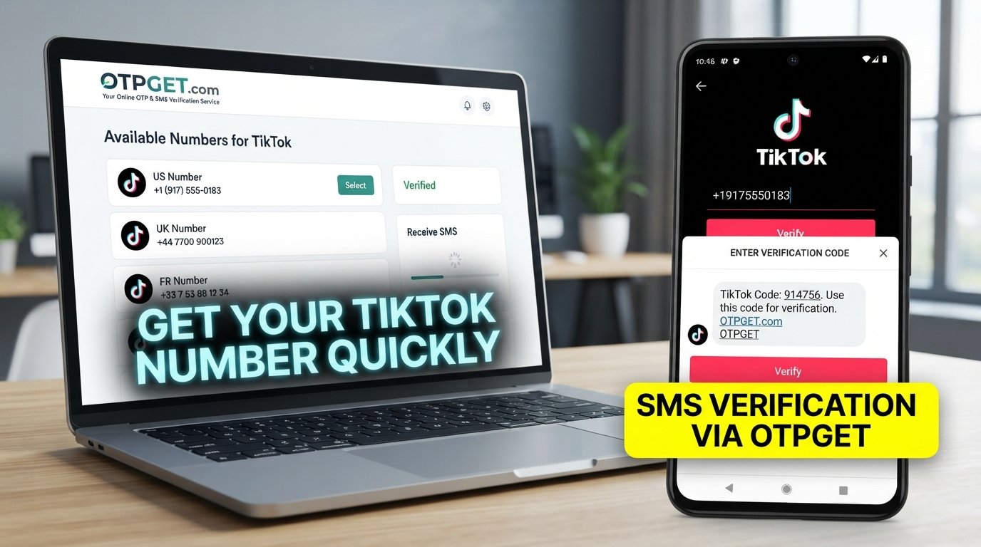 Buy a TikTok Number – Quick Delivery with OTPGET Verification