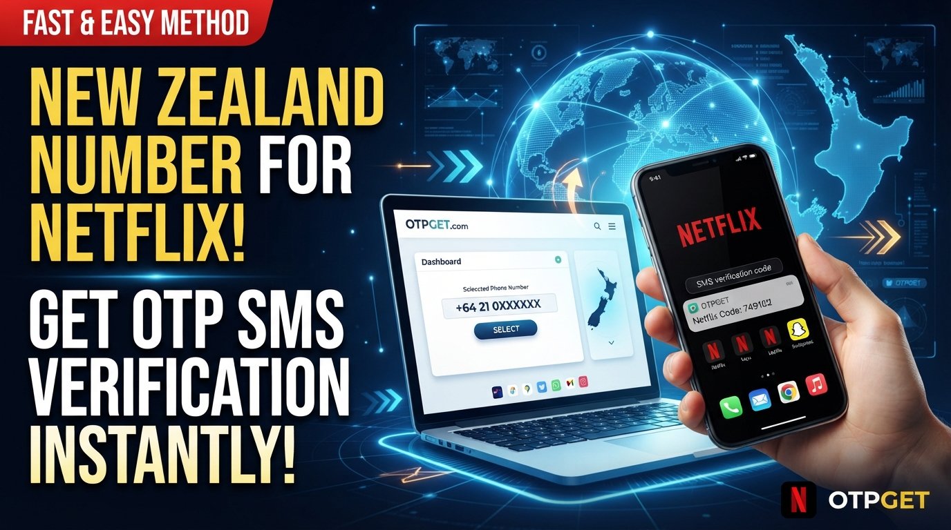 How to Get a New Zealand Number for Netflix Using OTPGET Online