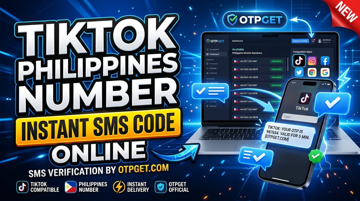 TikTok Philippines Number: Online SMS Codes with OTPGET