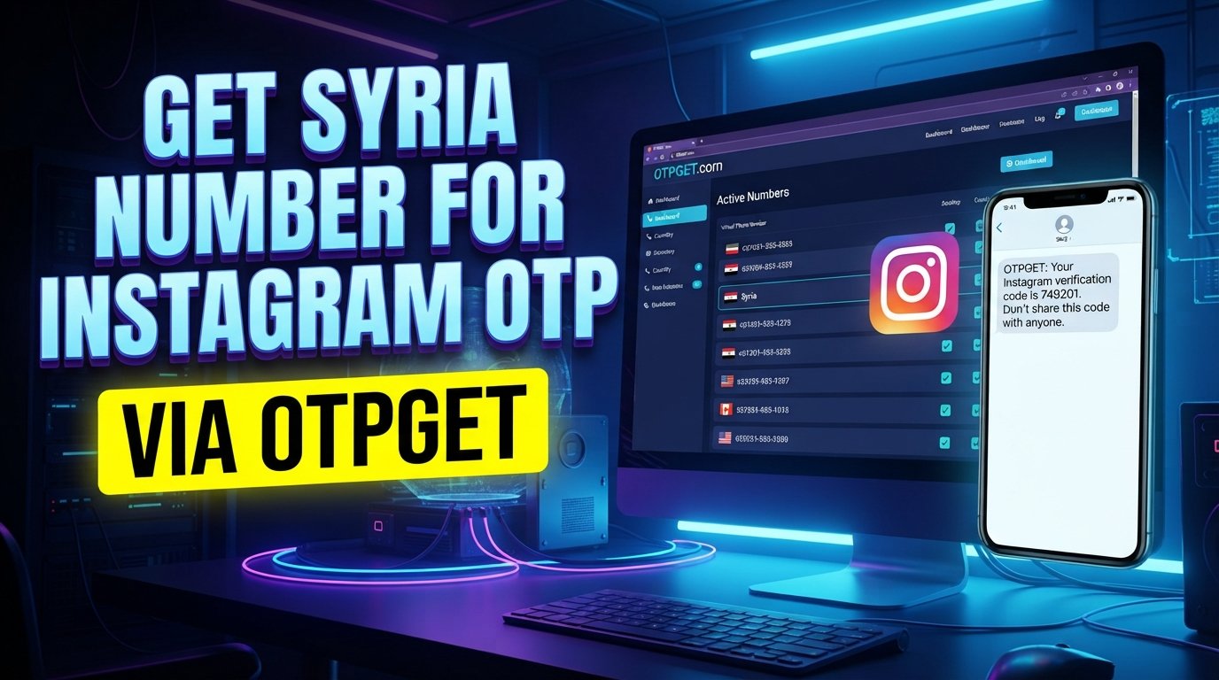 How to Get a Syria Number for Instagram OTP — OTPGET Complete Steps
