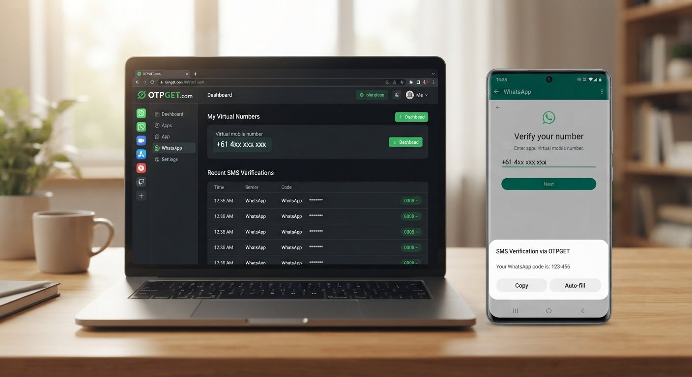 Australia Virtual Number for WhatsApp Verification | OTPGET Guide