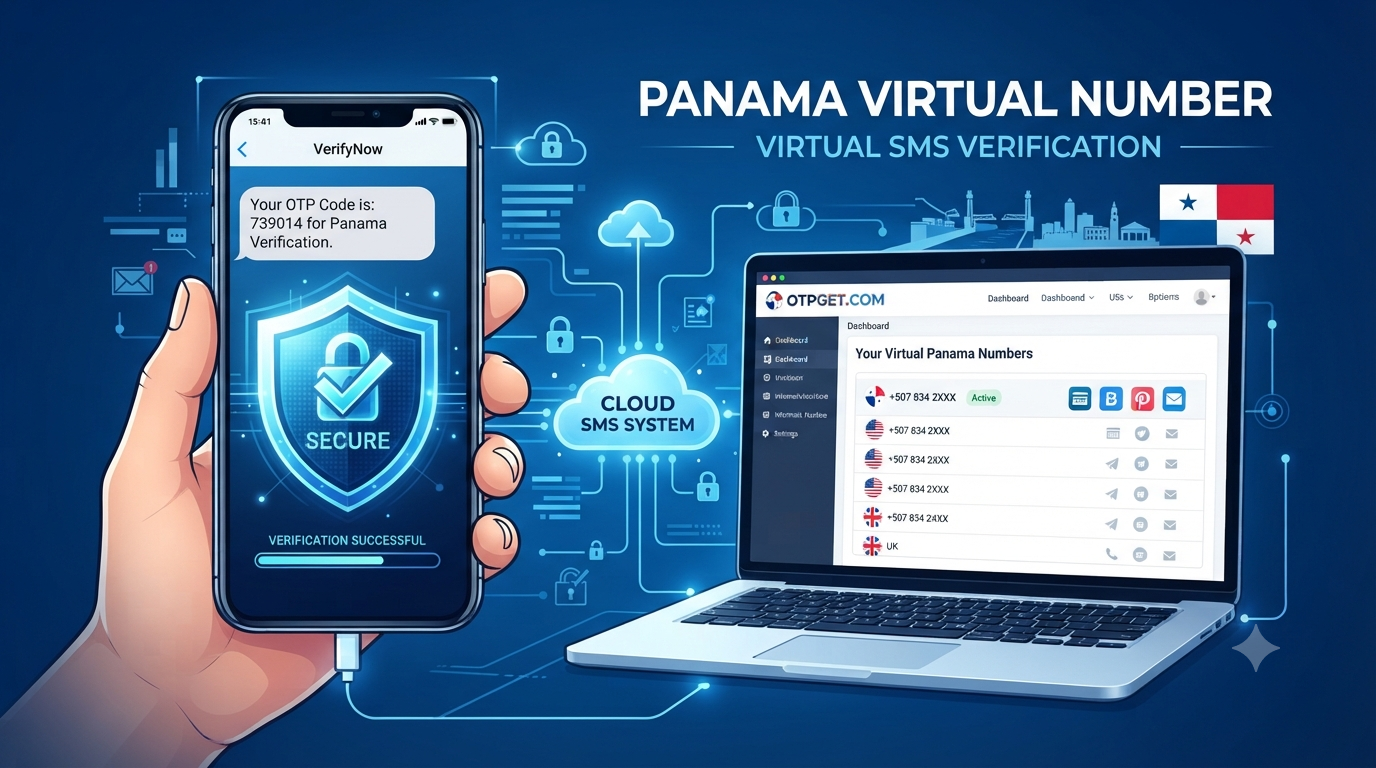 Panama Virtual Number for OTP Verification — OTPGet Secure